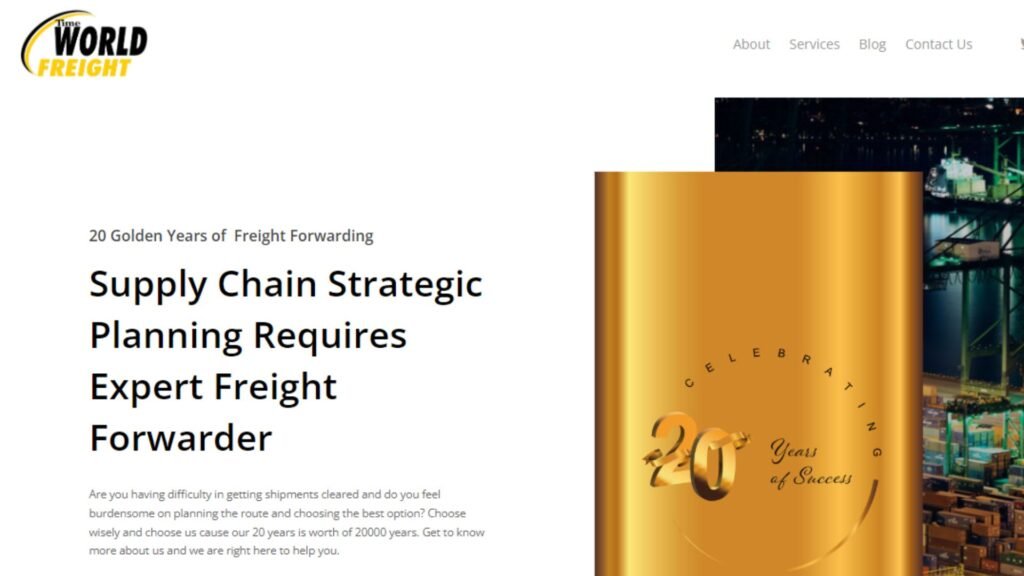 Top 10 Speditionen in den Vereinigten Arabischen Emiraten 4 Zeit Welt Freight LLC