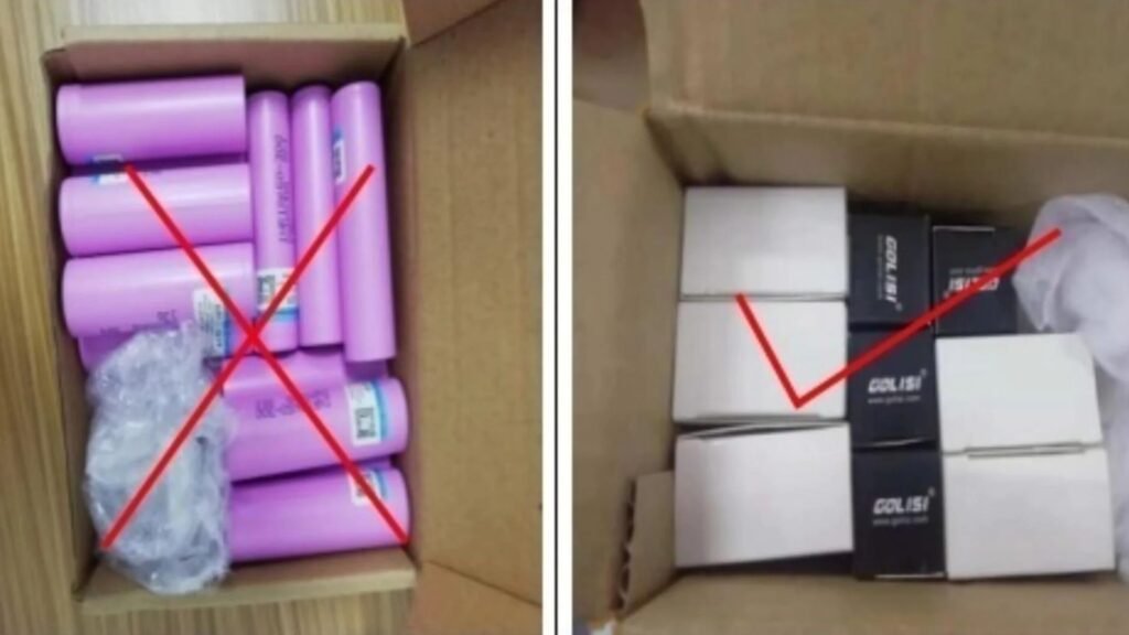 Kirim baterai lithium dari China dengan aman (2022)