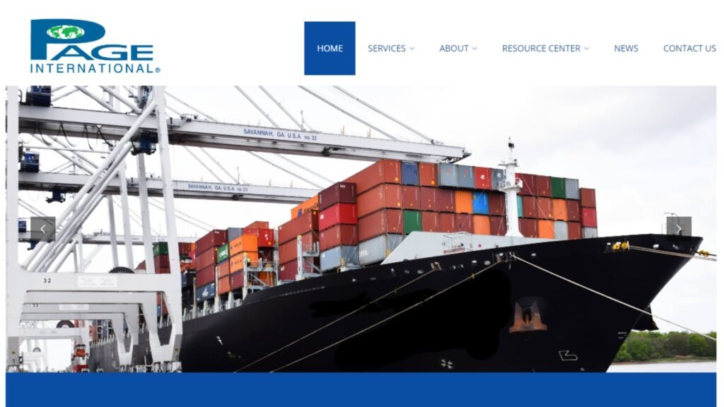 Page International Inc - ジョージア州の貨物運送業者