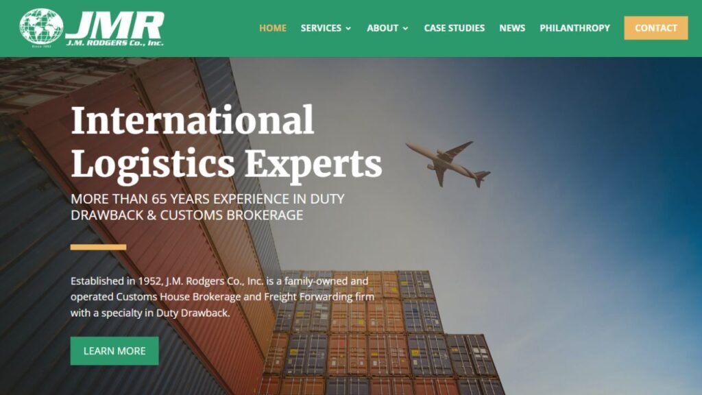 纽约 15 大货运代理 JM Rodgers 公司