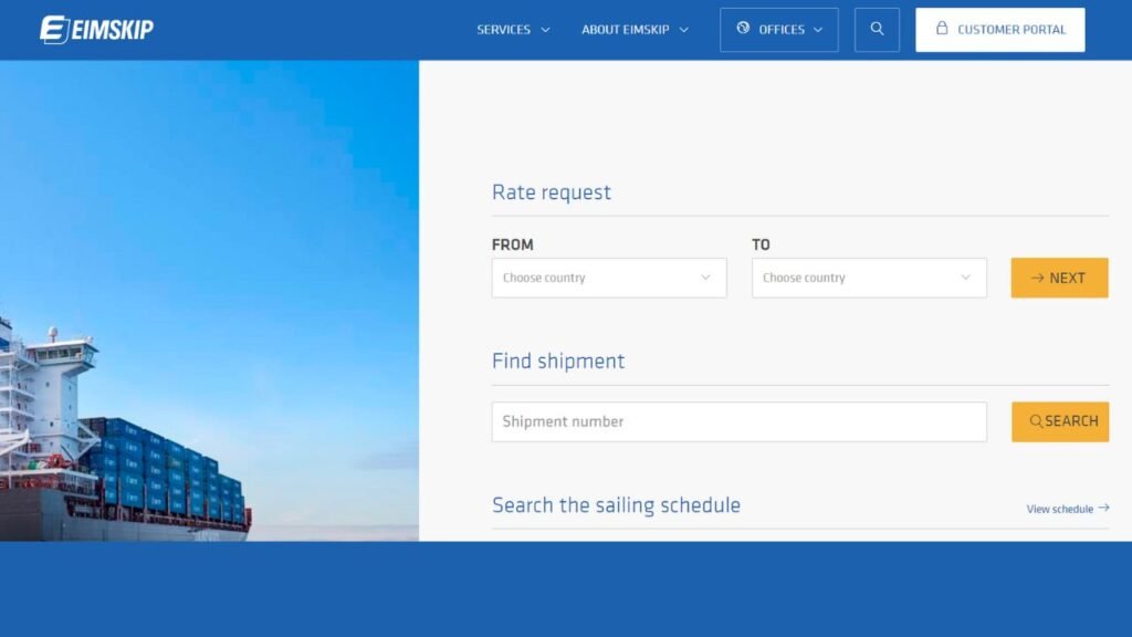 أفضل شركات الشحن في أيسلندا 6 أفضل شركة شحن في أيسلندا