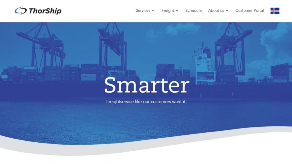 أفضل شركات الشحن في أيسلندا 10 ثور للشحن efh